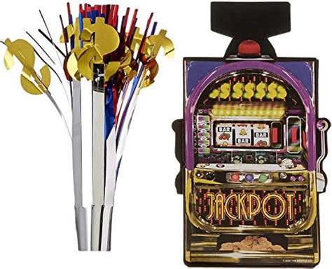 Slot Machine Centerpiece Party Accessory (1 count) (1/Pkg).